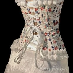 MANXI VINTAGE Rose Girl Floral Corset MANXI