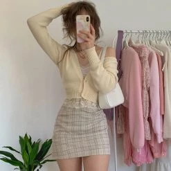 Peiliee Design New Arrivals [By Peiliee] You Are My Dream Yellow Cardigan