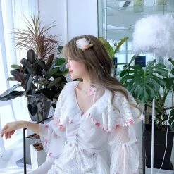 Peiliee Shop [Mid Season Sale] Fairy Dream Butterfly Pearl Necklace