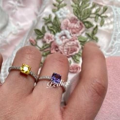 Peiliee Shop Princess Bella Crystal Ring New Arrivals