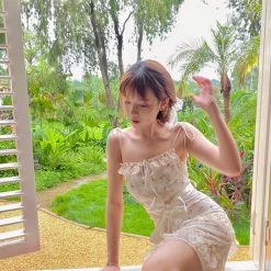 [Premium Selected] Floral Soufflé Mini Dress (designer Arilf)