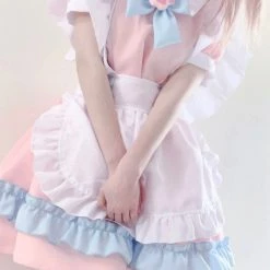 Basic Cosplay Meow Meow Kitty Maid Dress Set Summer 2022