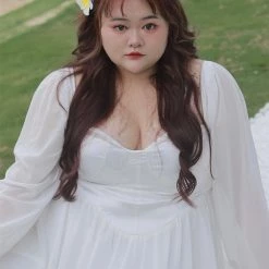 DAJUN [Curve Beauty] Spring Garden Fairy Chiffon Dress Summer 2022