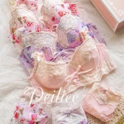 Miss KIKI (Curve Size Included) Mermaid Story Soft Bra Set [Premium Selected Japanese Brand]