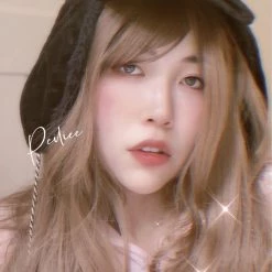 Nakiss New Arrivals Devil Doll Baseball Cap Faux Fur