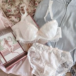 Japanese Lingerie Angel Ribbon For Stars And Roses Bra Set 47 Japanese Lingerie Angel Ribbon For Stars And Roses Bra Set