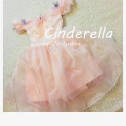 Customized [Tailor Made] Cinderella Pink Dance Ball Party Dress [Premium Selected]