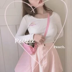 Peiliee Shop Send Me Your Love Baby Cotton Blouse Last Chance