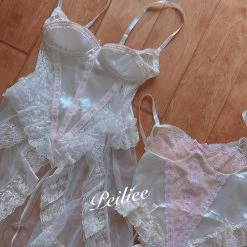 RosySwan [Premium Selected] Paris Night Vintage Lingerie Body Dress