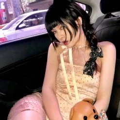 Peiliee Shop X Arilf [Sweden Warehouse] Bambi Poka Mini Dress