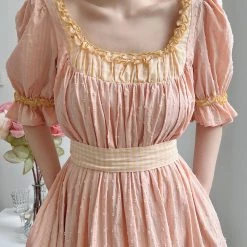 Summer 2022 Flowers And Songs Vintage Inspired Dress