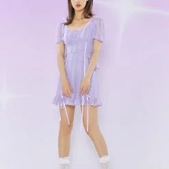 New Arrivals Girlish Romance French Lace Mini Dress (Brand Mummy Cat)