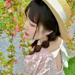 Rose Candy Rose Love Baby Doll Puff Sleeves Dress