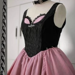 [Evil Tooth] Poker Spades Girl Gothic Punk Mini Dress♠️