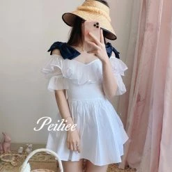 One To Land [Premium Selected] Moonlight Memory Mini Dress