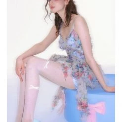 [Unosa] The Blossom Garden Bodycon Mini Dress New Arrivals