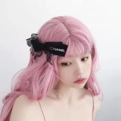 Peiliee Shop Rose Water Pastel Pink Long Wig