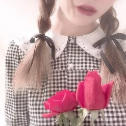 New Arrivals [Pre-order By Peiliee Studio] Gingham Babydoll Shirt