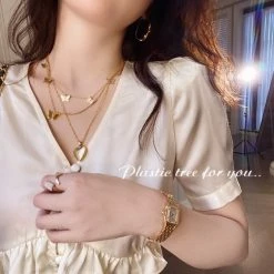 Plastic Tree For You New Arrivals Butterfly Dreams Necklace Set