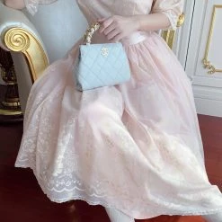 Sweet Piknis New Arrivals [Premium Selected] Princess Melody Golden Pattern Vintage Gown Evening Dress