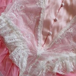 [Basic] Rosey Sweetheart Lace Bodysuit