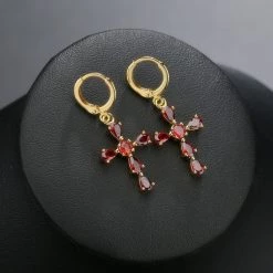 Peiliee Shop Saint Rose Crystal Cross Earring New Arrivals 7 Peiliee Shop Saint Rose Crystal Cross Earring New Arrivals