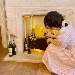 [Premium Selected] Arrived In Dream Land Gingham Dress (designer Rose Candy)