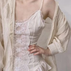 Vintage Inspired Moon Knows My Secret Bodysuit Lace Lingerie