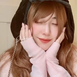 Peiliee Shop Devil Doll Baseball Cap Faux Fur New Arrivals