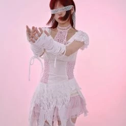 Summer 2022 [Evil Tooth] Raguel - The Redemption Angel Mini Dress