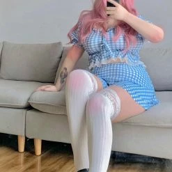 Basic Candy Doll Gingham Bikini Swimwear Set 5 Basic Candy Doll Gingham Bikini Swimwear Set