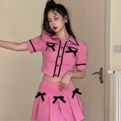 Under Pass Original New Arrivals [Premium Selected] Falling For You BlackPink Styled Suit Set