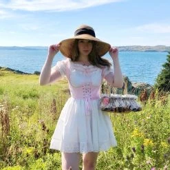 [Peiliee Finest] Swan Lake Doll Puff Sleeve Version Dress