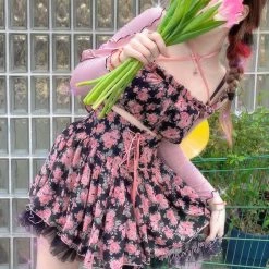 [Premium Selected] Rozen Maiden Floral Set Mini Dress (designer Arilf) New Arrivals