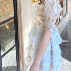 New Arrivals [Sweden Warehouse] The Blooming Angel Elisabeth Lace Dress (Designer Arilf)