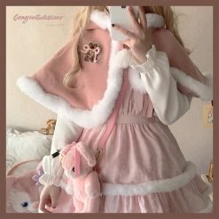 Sleep Doll [Pre-order] Snow Angel Dress Set With Cape Summer 2022