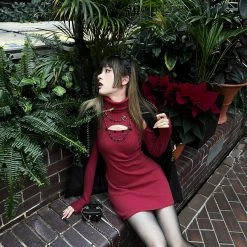 Peiliee Shop [Arilf Daily] Berry Mojito Bodycon Dress Last Chance