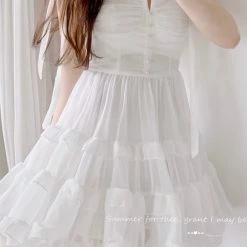 Vita Studio Pure Romance Chiffon Mini Dress