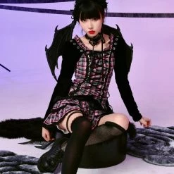 [Evil Tooth] Evil Flowery Girl Punk Dress Set