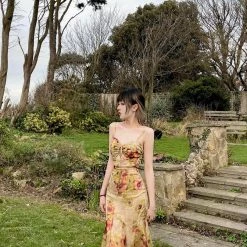 Arilf Pomegranate Flower Sea Floral Dress 30 Arilf Pomegranate Flower Sea Floral Dress