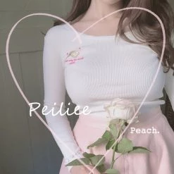 Peiliee Shop Send Me Your Love Baby Cotton Blouse Last Chance