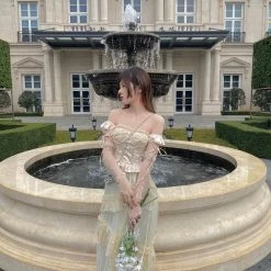 New Arrivals [2nd Time Pre-order] 100% Handmade Luna Bunny Cottage Dream Fairy Lace Corset Set (Designer Arilf)