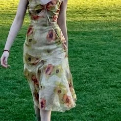 Arilf Pomegranate Flower Sea Floral Dress 36 Arilf Pomegranate Flower Sea Floral Dress