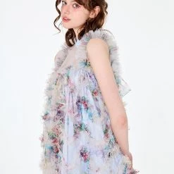New Arrivals [Unosa] The Blossom Garden A-line Mini Dress