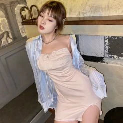 Arilf [Last Chancf] Goth Doll Mini Dress New Arrivals