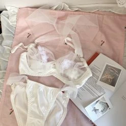 Japanese Lingeire [Basic] Flower Fairy Bralette Set New Arrivals