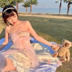 New Arrivals [Premium Selected] Last Dream Soft Yarn Ribbon Bra Top (designer Arilf)