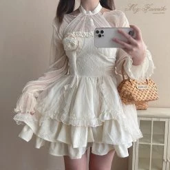 My Favorite 2022 Lost In Rose Land Romantic Mini Dress