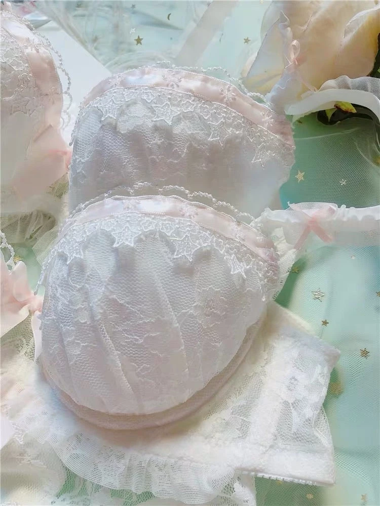 Japanese Lingerie Angel Ribbon For Stars And Roses Bra Set 29 Japanese Lingerie Angel Ribbon For Stars And Roses Bra Set