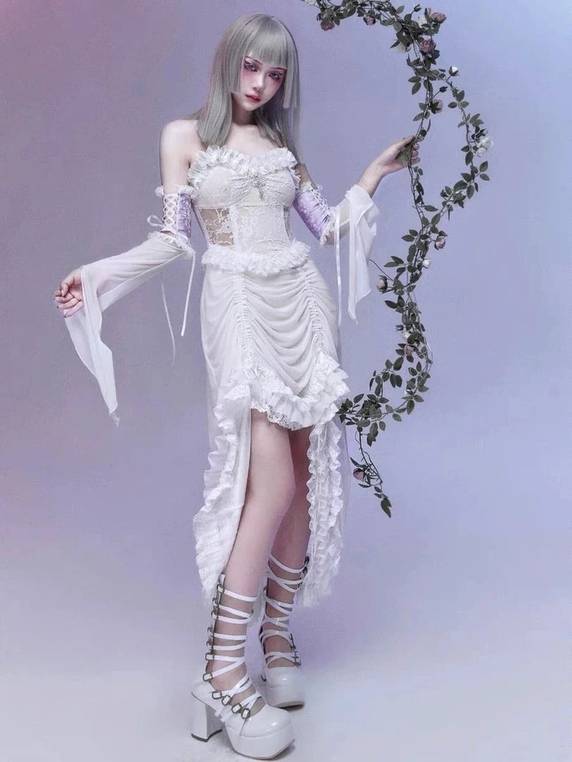 Blood Supply New Arrivals Angelic Dream Velvet Lace Dress 4 Blood Supply New Arrivals Angelic Dream Velvet Lace Dress